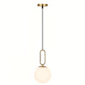 Nordic simple E27 base rotomolded round ball creative bedroom bedside pendant light, dining room and living room decoration