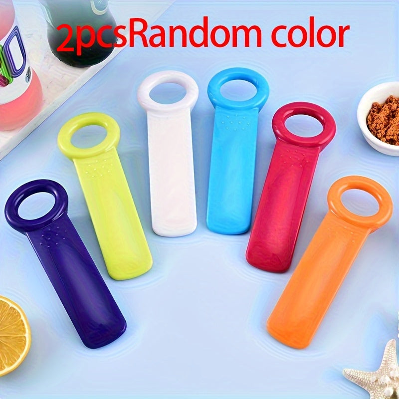 2pcs, Random Color, Bottle Opener, Can Opener, Weak-Hand Bottle Opener, Can Gripper, Kitchen Utensil, Apartment Essential