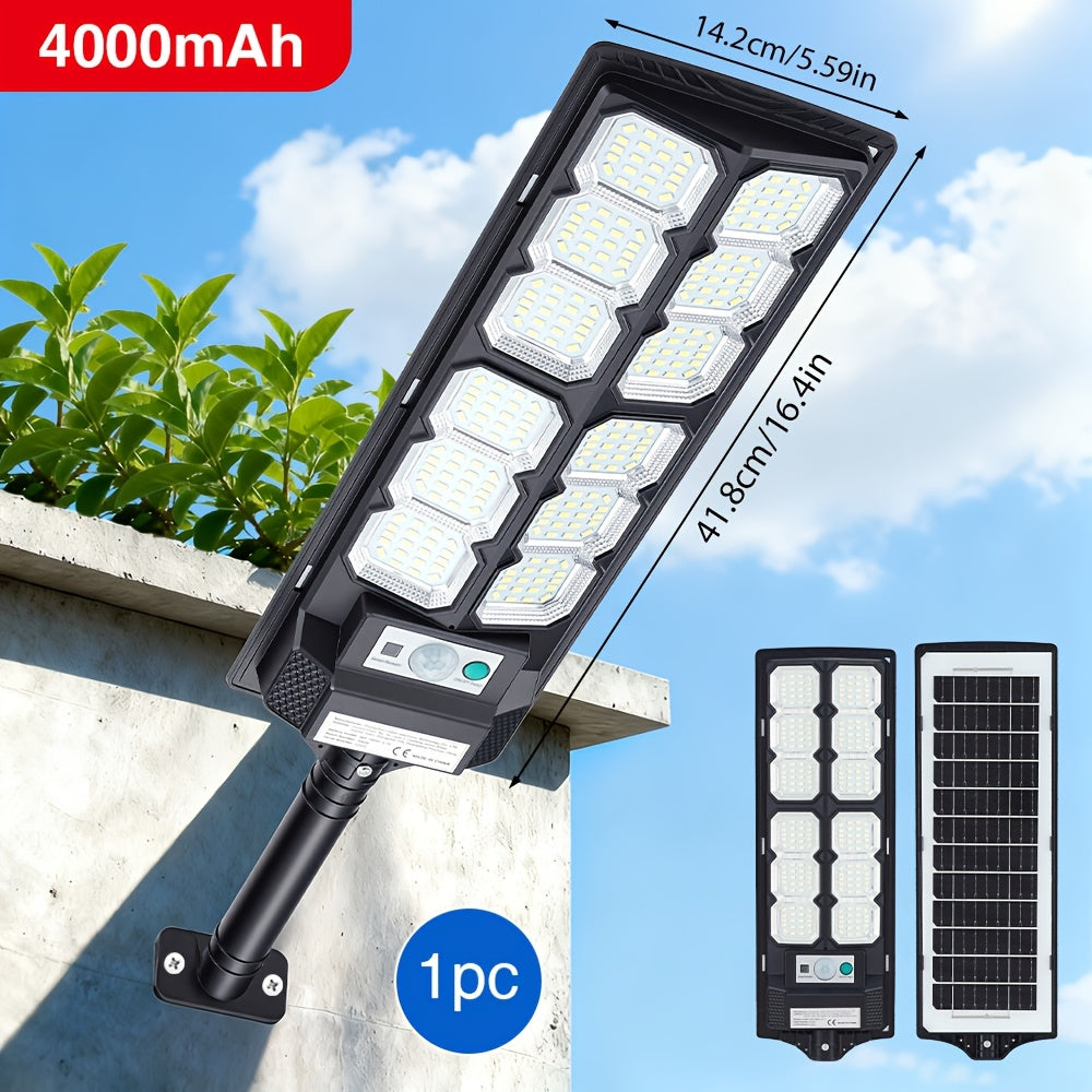 2-Piece / 1-Piece - Outdoor Solar Light, Yard Wall Light, LED Floodlight, Dusk to Dawn, with Wide-Angle Motion Sensor and Remote Control, Solar Powered Street Light - Perfect for Yard Lighting, Garden, Villa, Shop Gate, Parking Lot