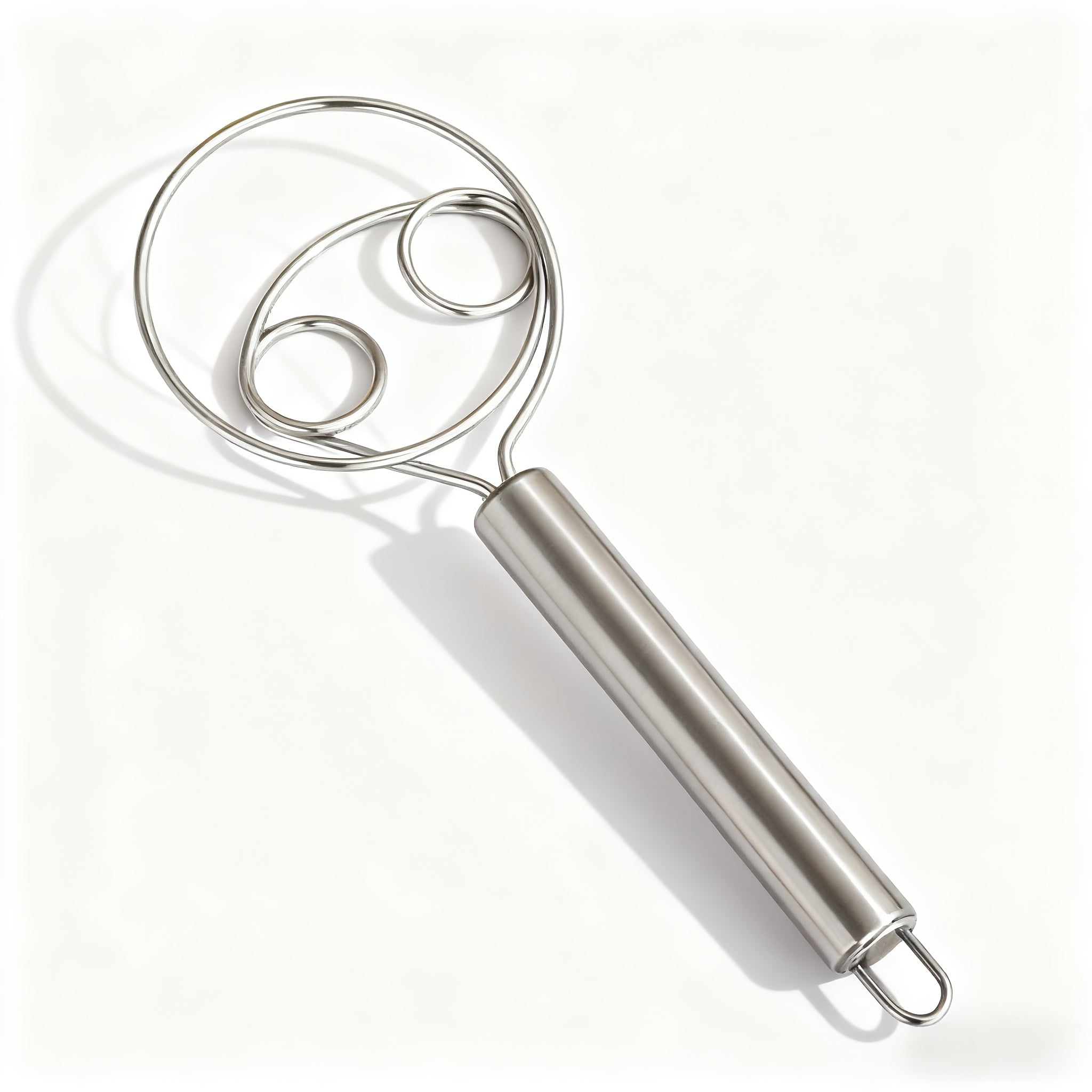 Manual Dough Mixer, Multifunctional Stainless Steel Dough & Egg Beater Stirring Stick, Ideal for Pasta, Mashed Potatoes, Kitchen Gadget & Gift