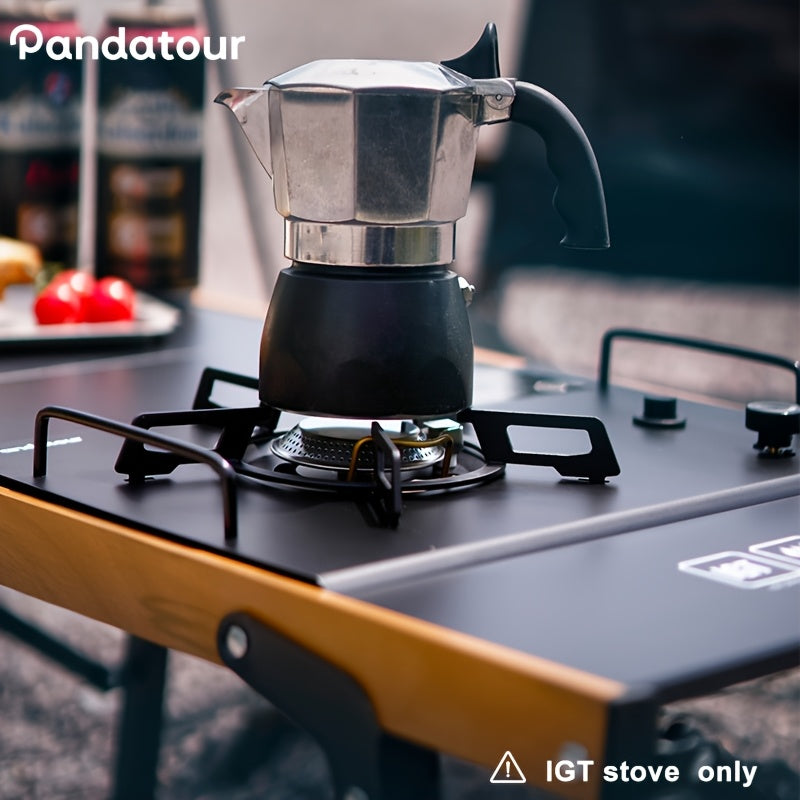 Portable Windproof Stainless Steel Camping Gas Stove, Outdoor Cooker Travel Stove with Foldable Design, IGT Compatible Stove for Tabletop Use, Outdoor Stove, IGT Tabletop Gas Stove
