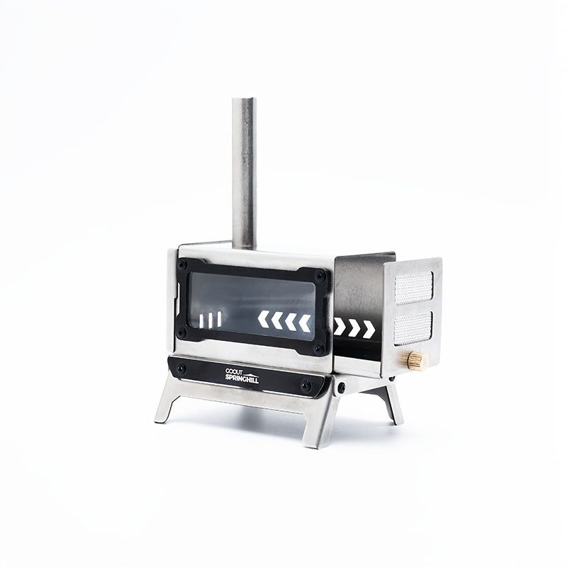 Goout Springhill Mini Portable Tabletop Fire Pit Stove 1.5, a Compact Folding Camping Stove Designed for Outdoor Use, Perfect for Small Twigs and Tabletop Cooking