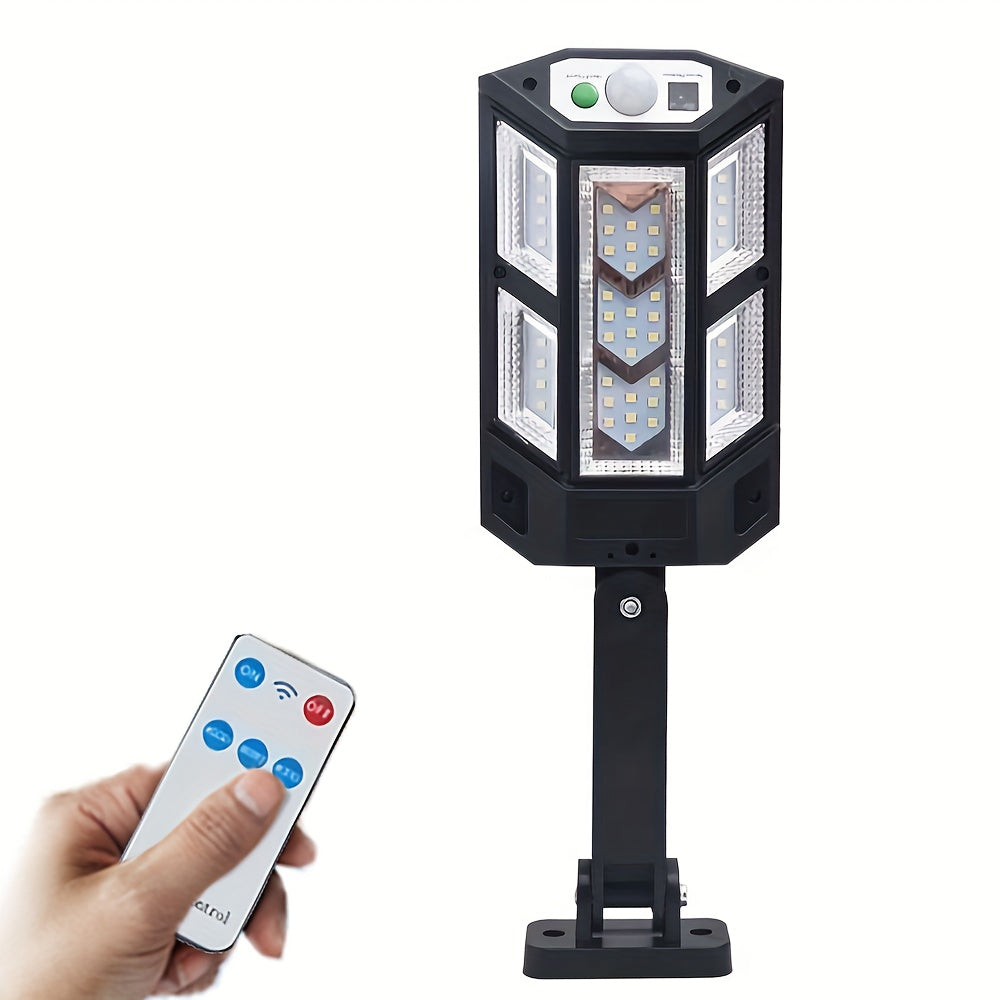 1/2/4 Pack 43LED Solar Street Light with Remote Control