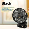 2025 USB Rechargeable Mini Fan, LED Stylish Night Light, Long-Lasting Battery &amp; Strong Wind, 2 Colors Available, Keep Cool &amp; Comfortable, Essential Summer Back-to-School Item for RV Camping