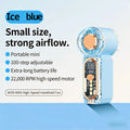 High Speed Handheld Fan | 0-100 Speed Adjustable, Ultra Long Battery Life, Lightweight Portable, Low Noise, Wearable Design, Ideal for Outdoor Camping and Travel