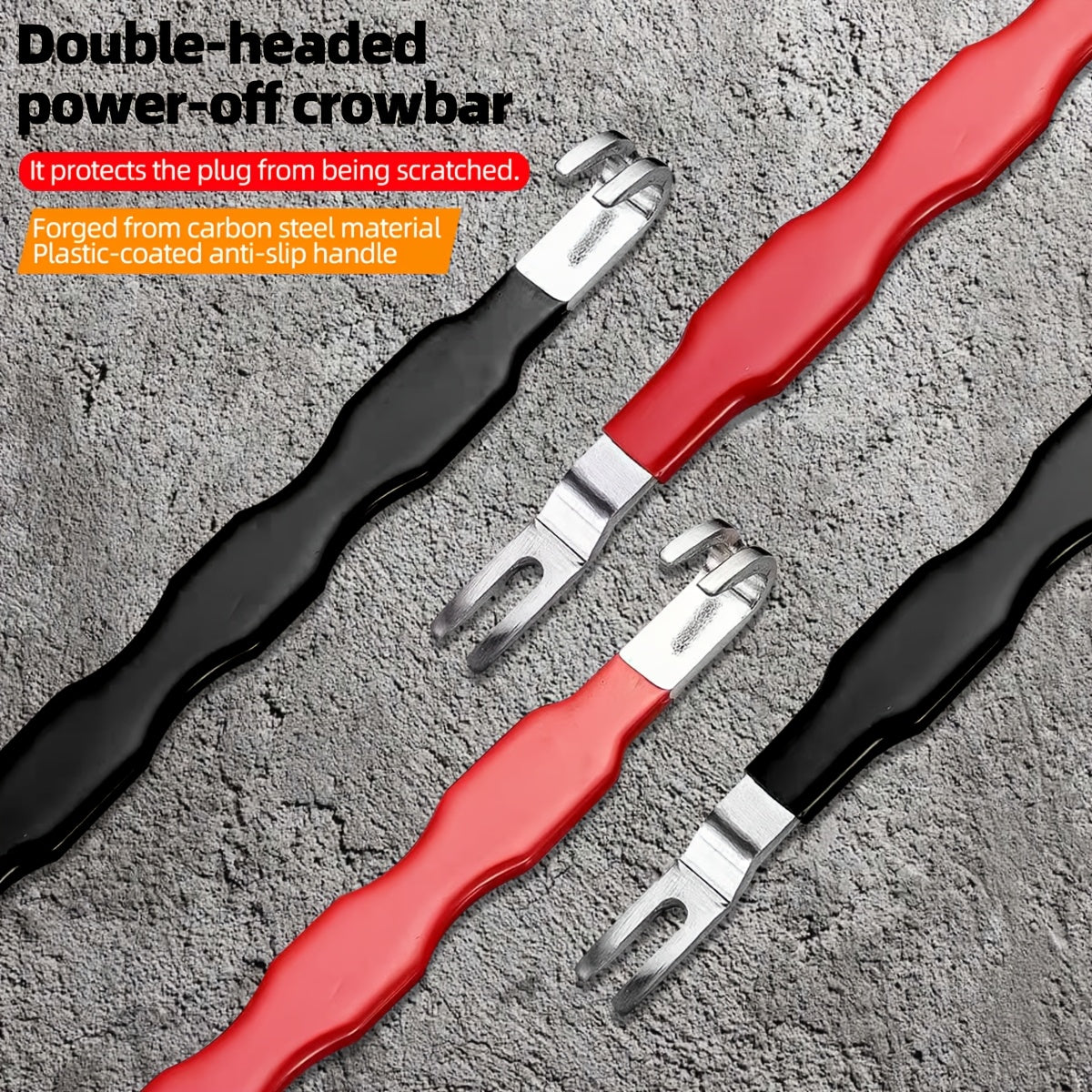 Electrical Connector Separator, Dual-Head Wiring Harness Clip & Connector Pry Bar, Wire Cutting & Hose Separation Multi-Function Pliers