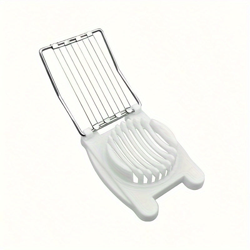 1PC Household Multifunctional Egg Slicer, 2-in-1 Egg Cutter Divider Dicer Slicer for Hard Boiled Eggs, Kitchen Gadget
