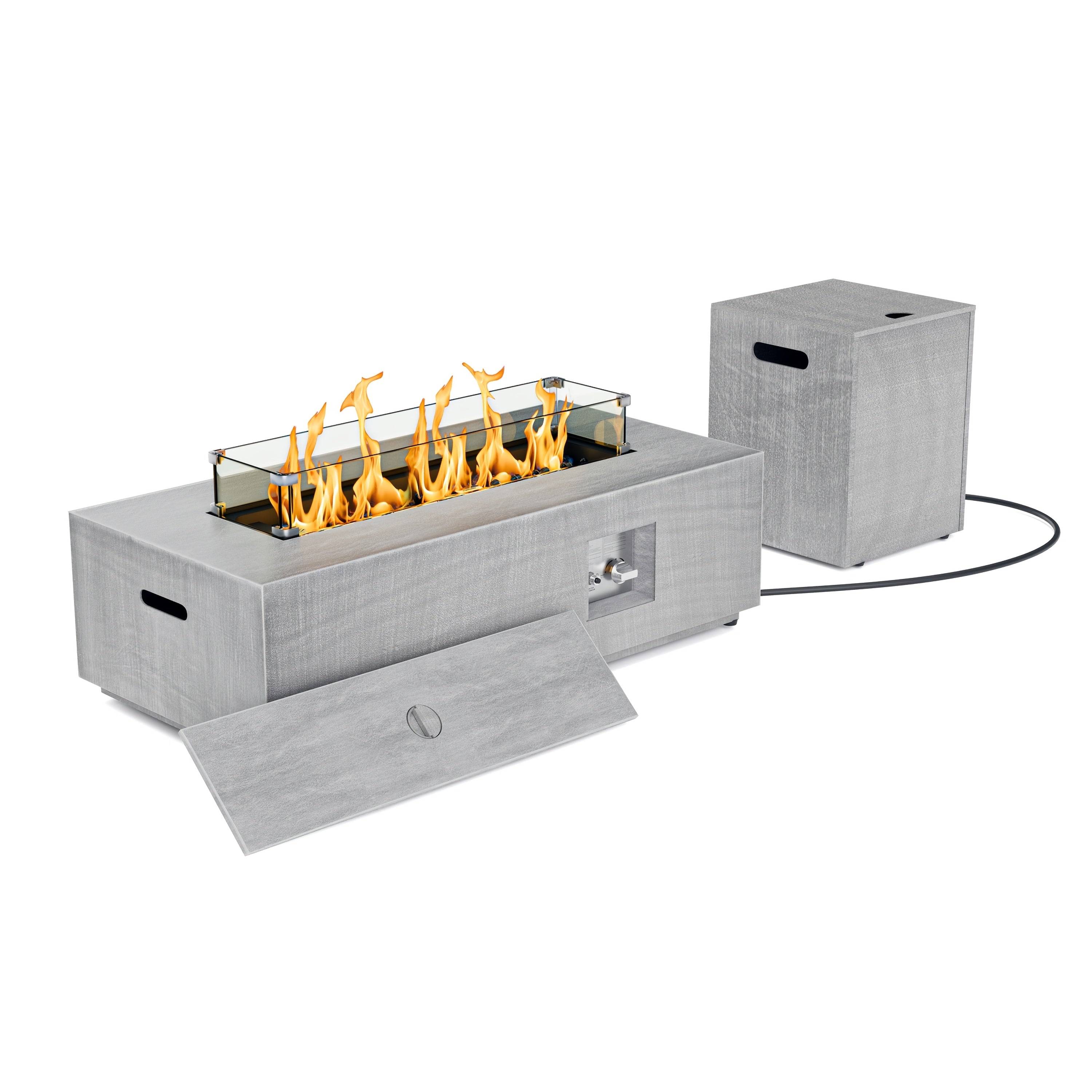 42-Inch Propane Fire Pit, 50,000 BTU, Outdoor Propane Fire Pit, Patio Propane Fire Pit, Outdoor Fire Table