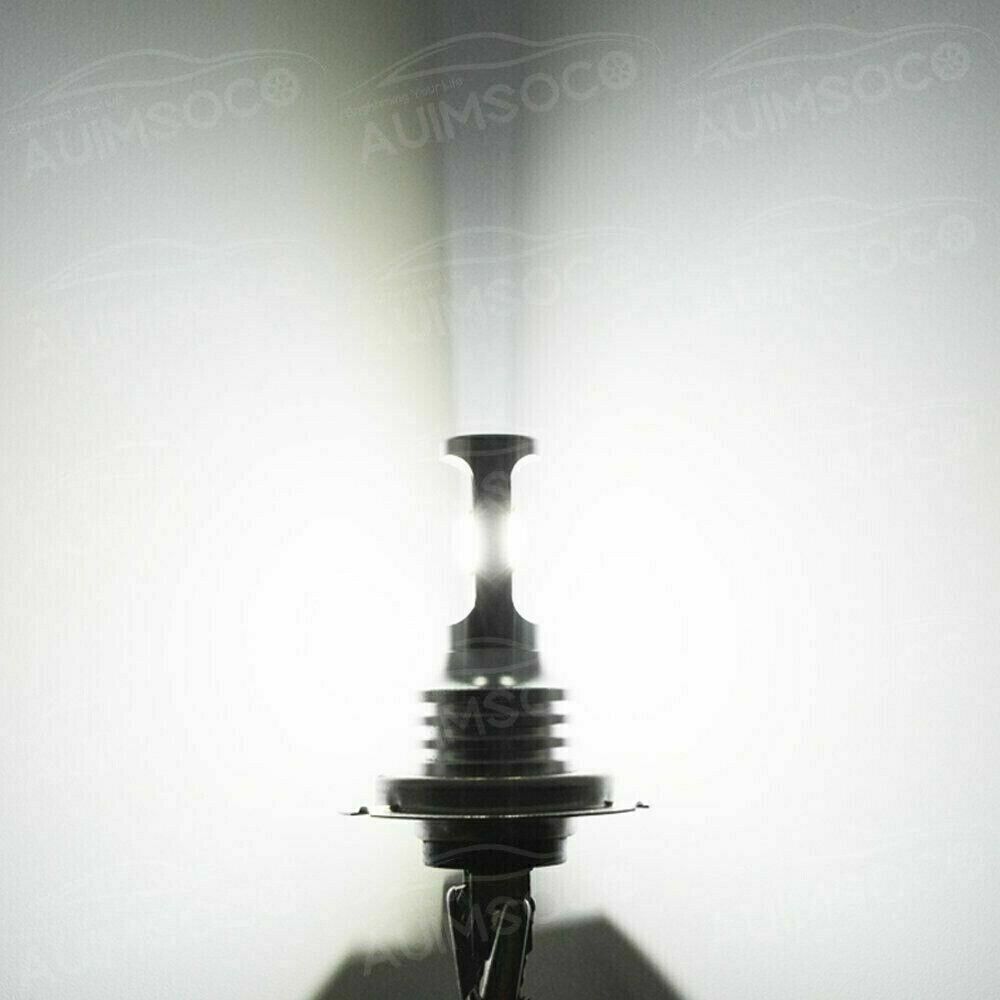 4pcs H7 3570 2SMD LED Headlight High Beam Bulb Kit White 6000K Light LED Bulb Front Car Light