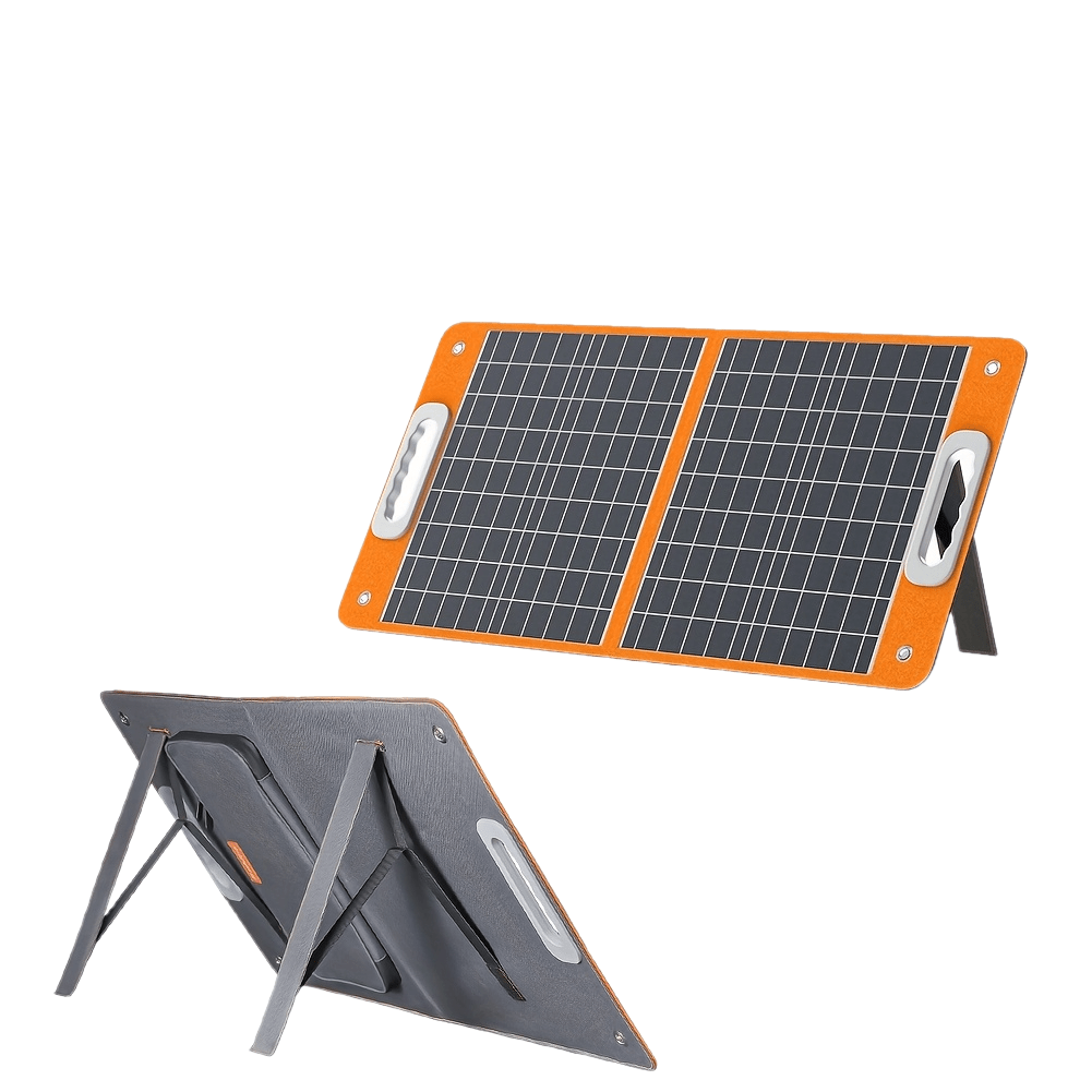 60W太陽能板/200W（峰值400W）行動式電源/200W太陽能發電機配備60W太陽能板，172.8Wh備用鋰電池電源，帶AC插座、DC介面、USB、QC3.0太陽能介面，行動式發電機適用於禮品、家庭、戶外露營|應急