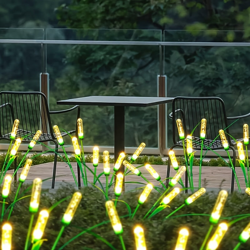 Solar Swaying Reed Light, for Garden Decoration, Outdoor Decorative Light, Suitable for Landscape Garden, Courtyard, Patio, Lawn, Halloween Christmas Holiday Party Decorative Lighting, Create a Warm Outdoor Atmosphere