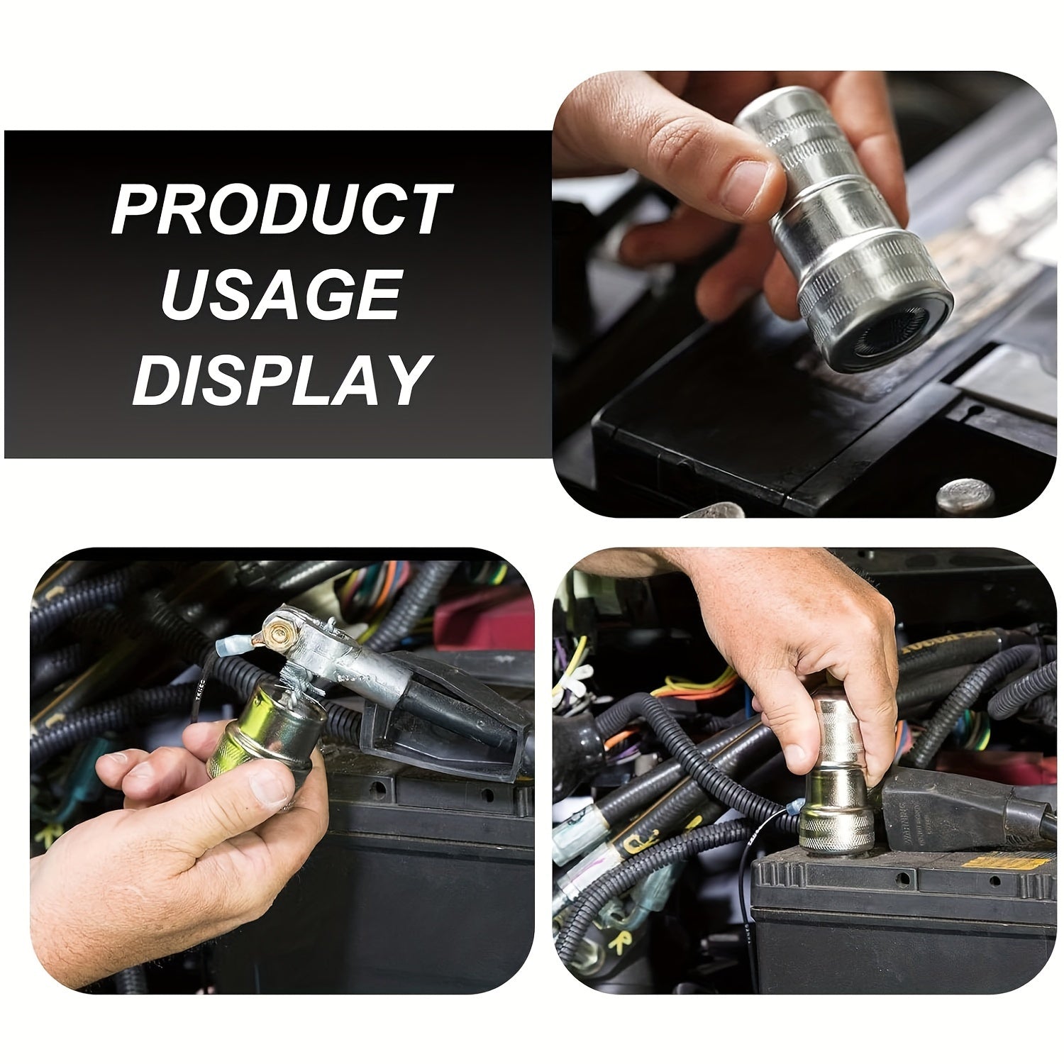 Car Battery Terminal Cleaning Brush – Dirt & Corrosion Brush, Hand Tool, Car Battery Wire Brush, Battery Cleaning Tool