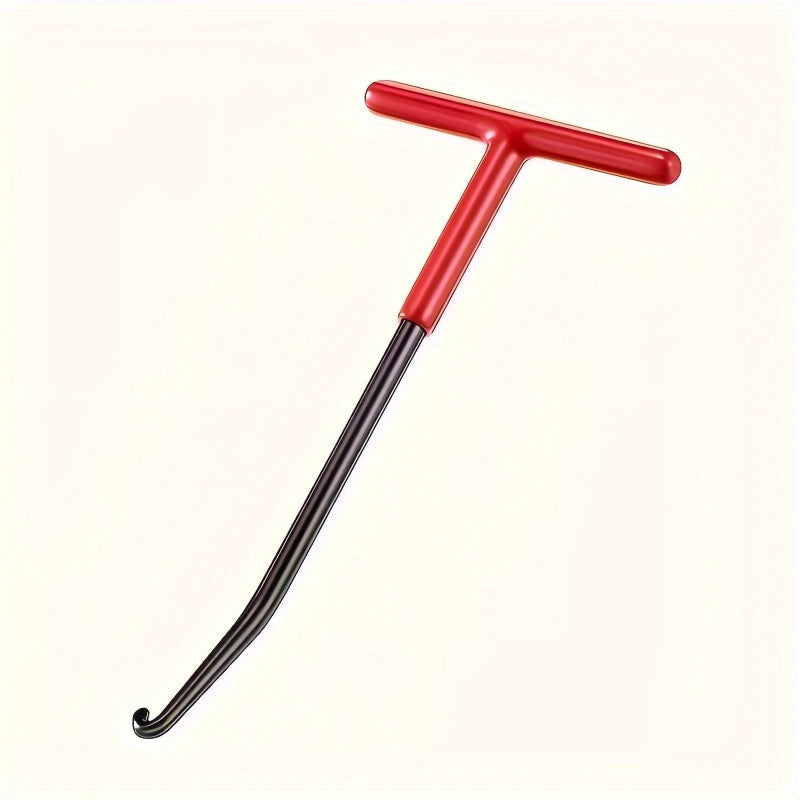 1 Piece - Motorcycle & Car Repair Tool, T-Type Spring Hook Brake Wrench, Spring Hook Wrench for Motorcycles & Electric Vehicles, Kickstand, Clutch, Exhaust Pipe Spring Removal & Installation Hook Tool