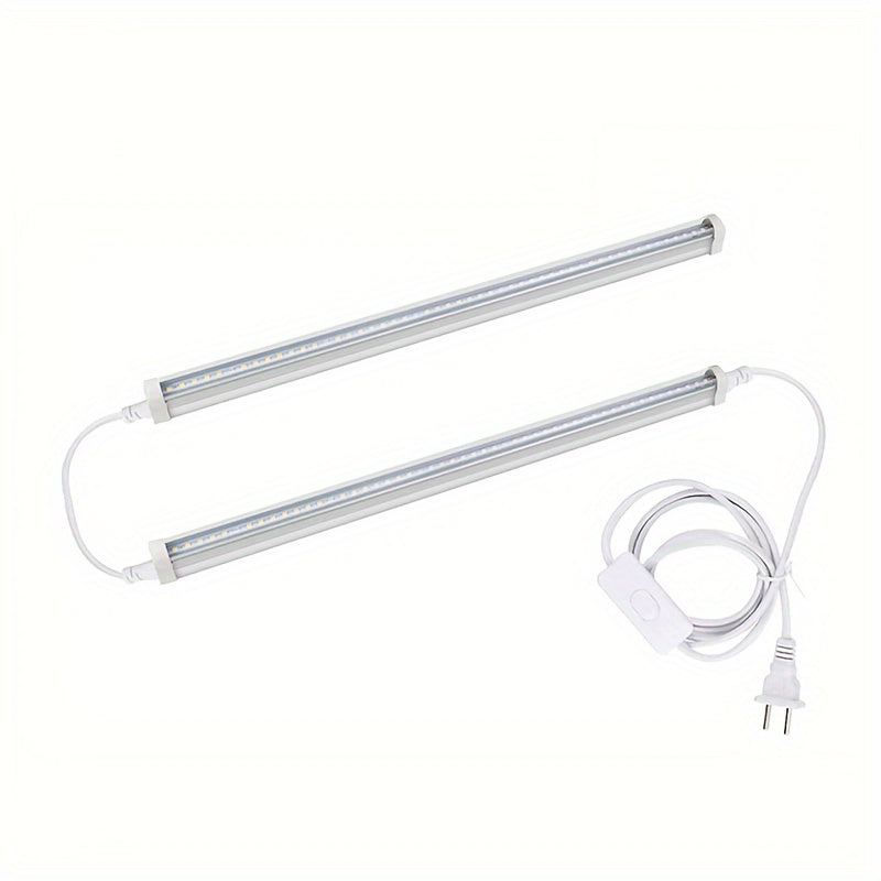 2-Pack T5 LED Plant Grow Light, Full Spectrum Sunlike Indoor Plant Lamp, 1FT Grow Light, High PPFD Warm Light Illumination