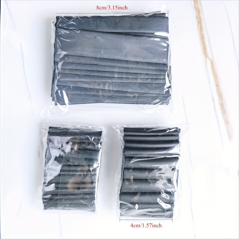 127件专业热缩管套装 - 耐用PVC电线保护套，预先切割即可使用