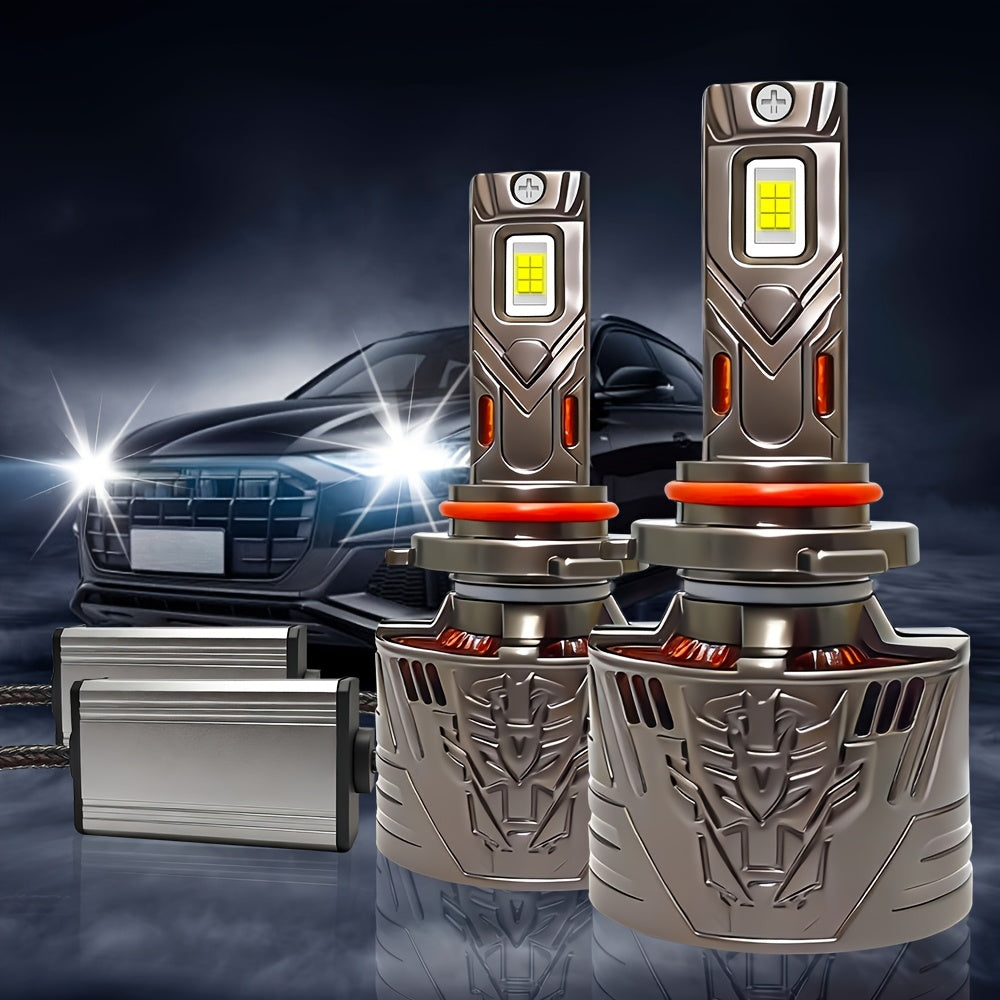 2-Pack, H11 Car Headlights, H4 LED Headlights, 55400 Lumens, 6500K White Light, 3570CSP Chip, 600% Brightness Increase. Models include H1, H4/9003/HB2, H7/H18, H8/H9/H11/H16, 9005/HB3, 9006/HB4 and 9012/HIR2