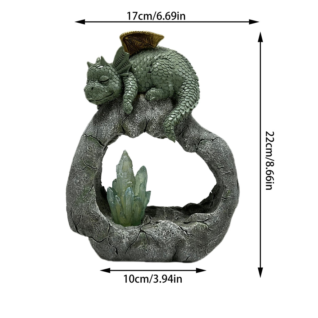 Garden Courtyard Outdoor Dinosaur Crystal Solar Light Lawn Decorative Ornament Statue Landscape Light
