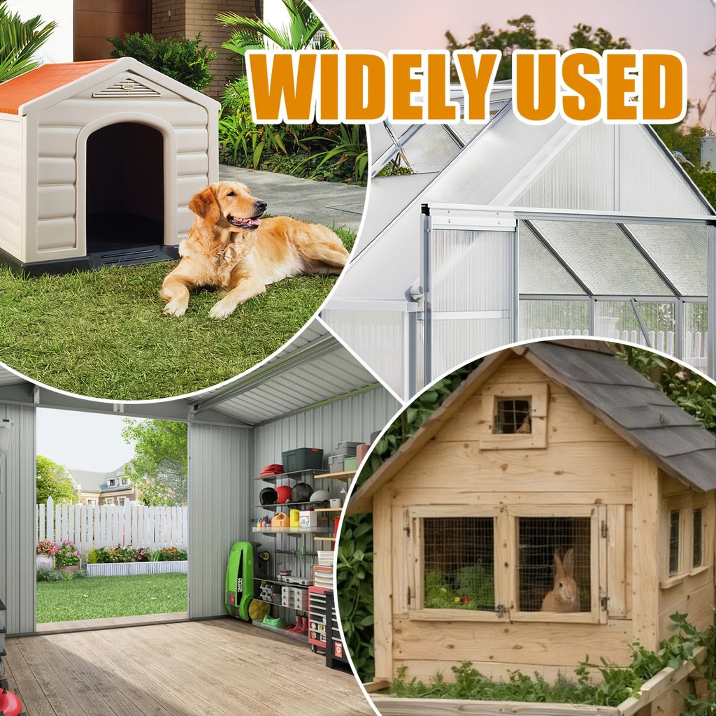 1PC Solar Panel + Dual Fan Kit, Indoor and Outdoor Air Circulation, Solar Powered, Easy to Install, Suitable for Greenhouse, Pet House, Livestock Ventilation and Outdoor Camping (Battery Not Included)