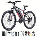 26'' 电动山地自行车，成人电动自行车，电动自行车，350W 电机，10.4Ah 电池。