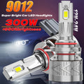 2pcs LED Car Headlight Bulbs, H16/H11/H9/H8 9005/HB3, 9570 CSP Chip, Plug-and-Play, 12-24V, Canbus, High/Low Beam LED Light, H1 H4/HB2 H7/H18 9006/HB4 9012-O134, No Battery Included, 60000LM, 300W