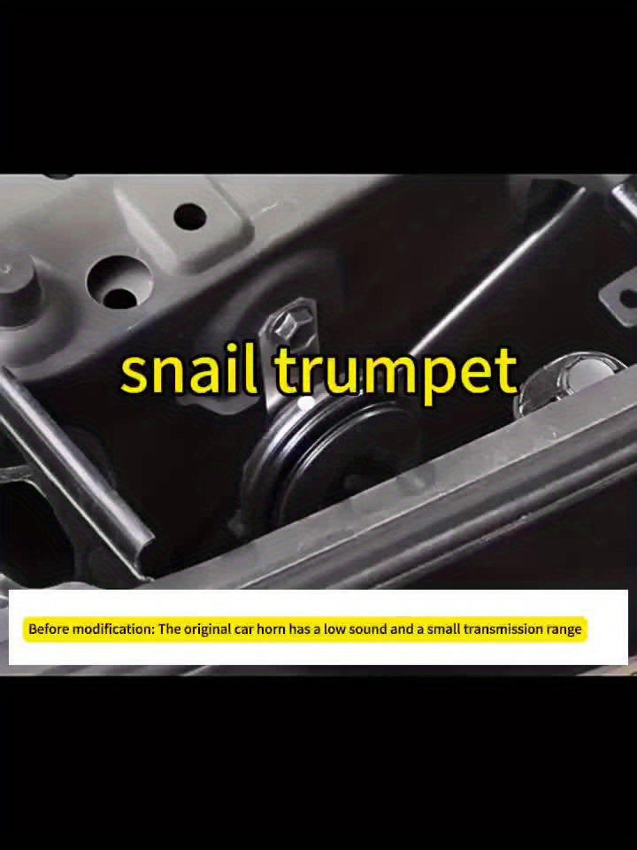 2V Snail Horn High Low Tone Car Horn Replacement for Toyota Corolla Camry Highlander/Venza, Reiz Land Cruiser Prado, Land Cruiser Alpha Prius/Previa Granvia Highlander Prado Land Cruiser Levin 2025 2024 2023 2022 2021 2020 2019