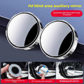 2-Piece Rotatable Blind Spot Mirror Set – High Clarity Convex Glass | Facilitates Driving & Lane Changing | Enhances Blind Spot Awareness | Stylish Car Decoration | Sturdy Design