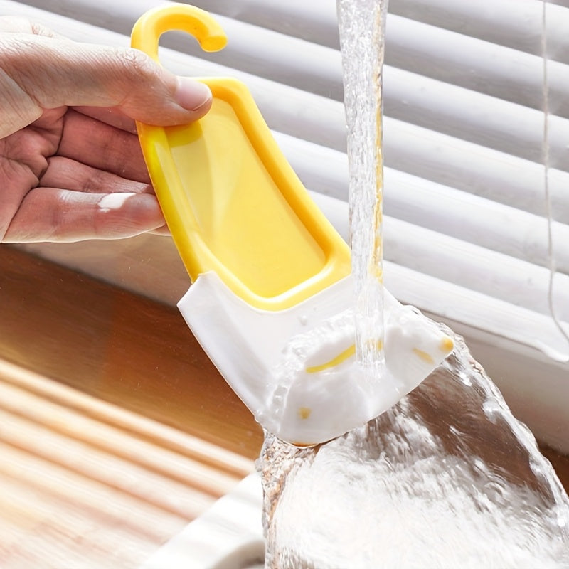 1/3/5Pcs Multifunctional Silicone Cleaning Scraper, Soft Kitchen Silicone Scraper, Flexible Head Cleaner for Removing Oil Stains and Water Marks on Pots, Pans and Stovetops