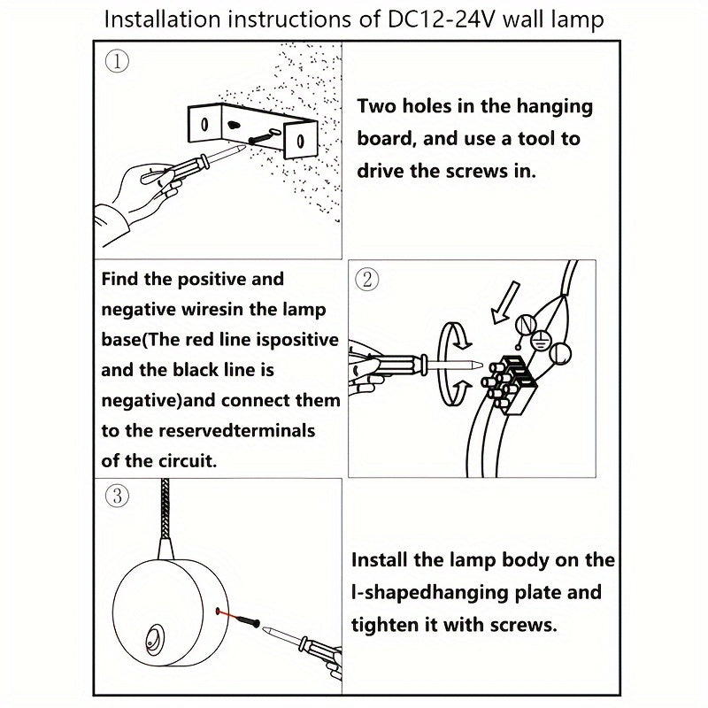 MRYC 3W Flexible Gooseneck LED RV Reading Light, Heavy-Duty Adjustable Spotlight, Hardwired DC12-24V, Button Switch, Suitable for Camper Trailer Interior Ceiling Wall Mount Lighting