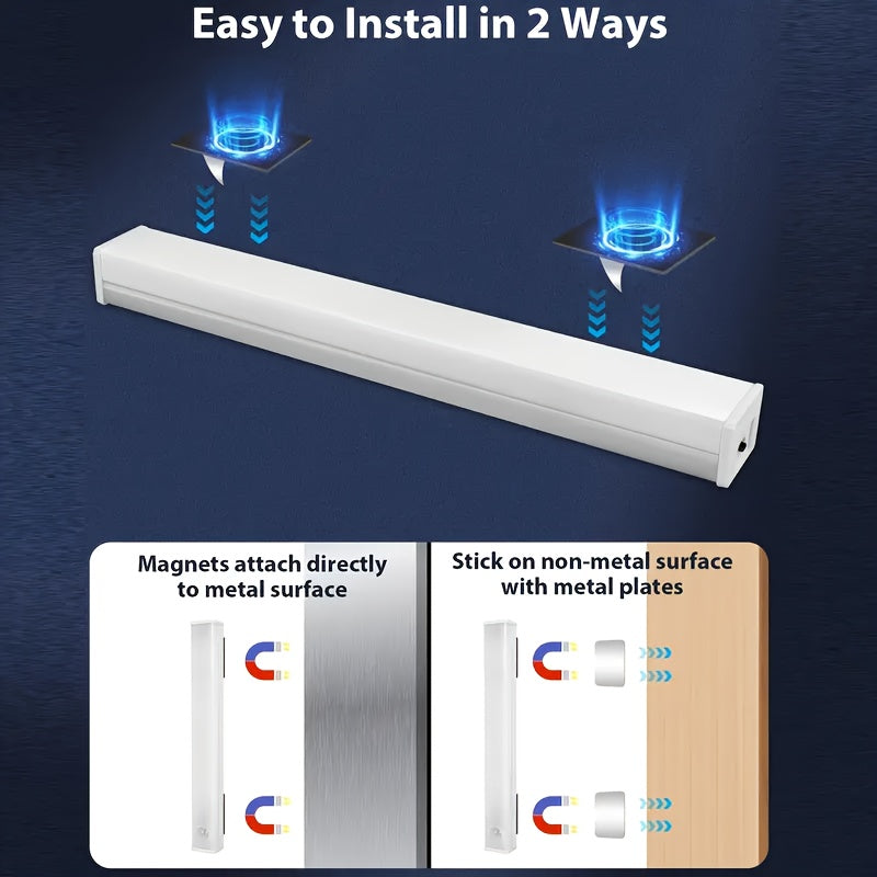 5-pack smart motion sensor night light, handheld, USB rechargeable design, no-wiring installation, warm white dual-color light optional, suitable for stairs, bedrooms, bathrooms, hallways, corridors, holiday/birthday gift