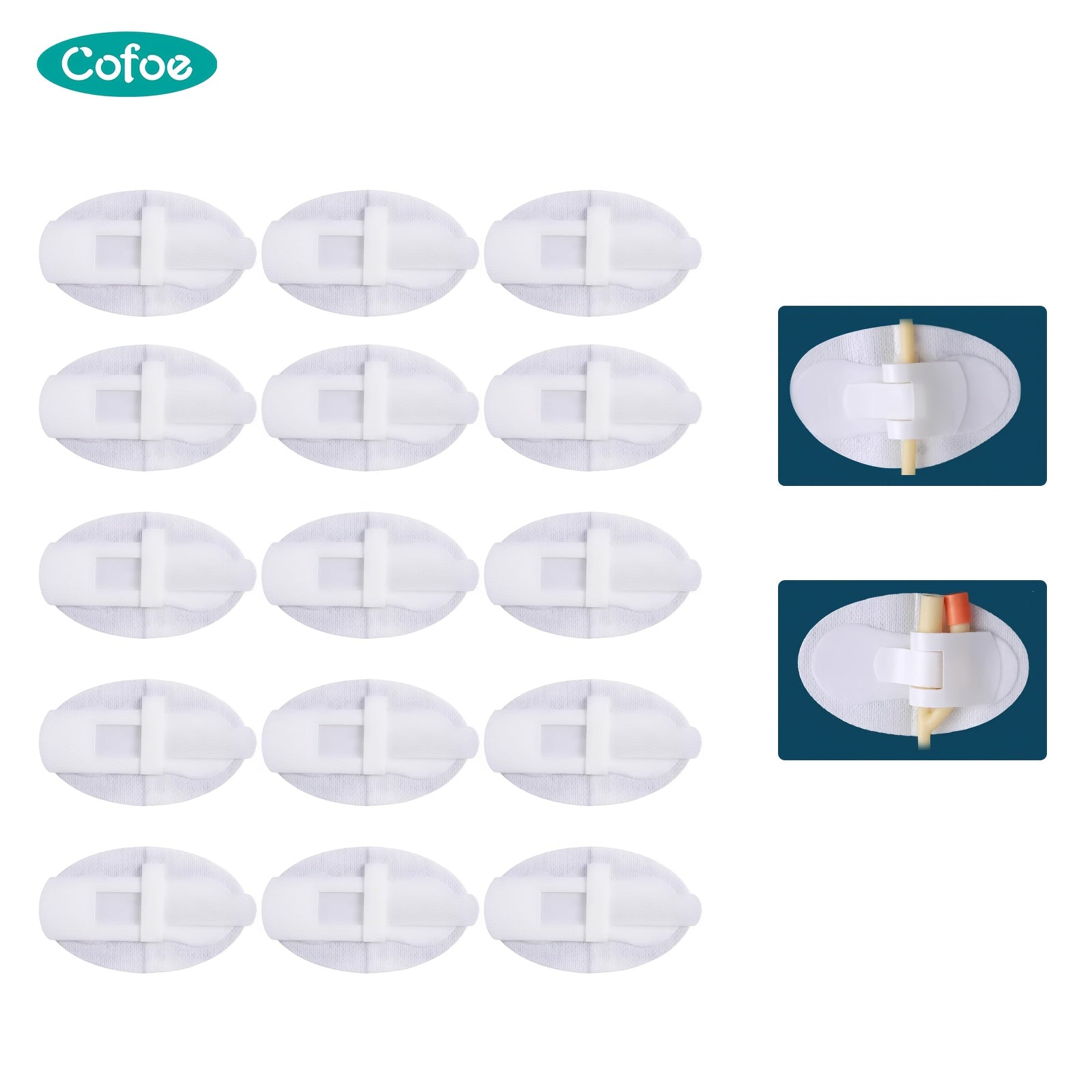 COFOE 尿导管稳定器，带腿袋和支架贴纸
