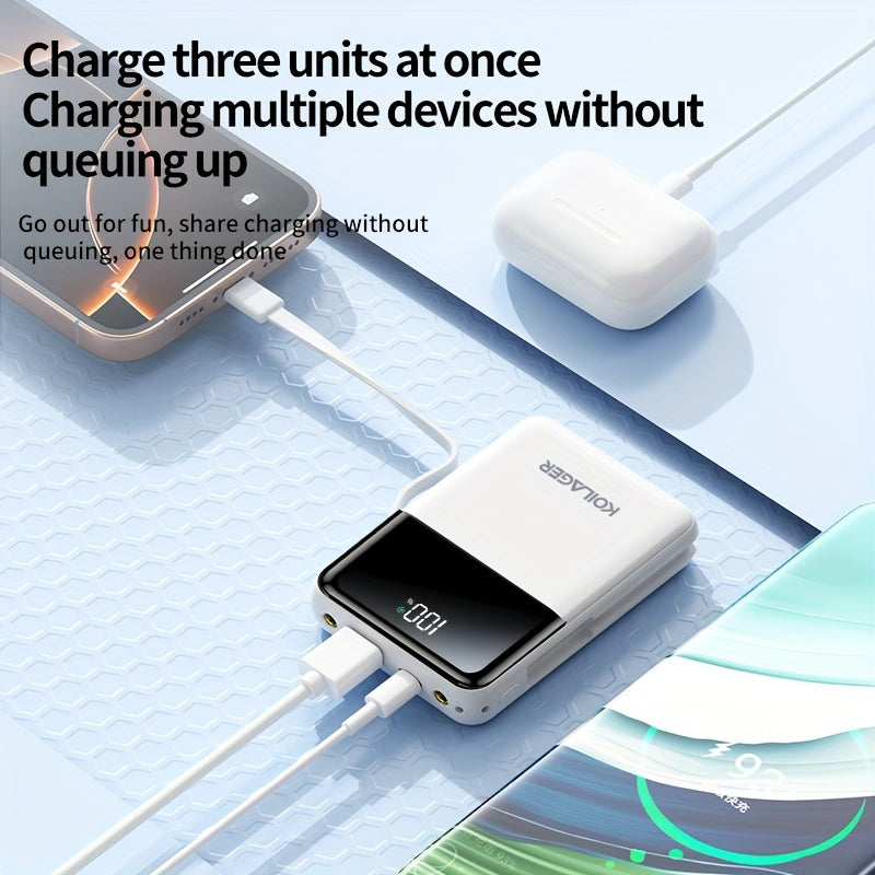 Brand New Upgraded Super Fast Charging Power Bank, Size with 10, Large Capacity, Includes Type-C Cable, Compatible with Iphone 15 Pro/16 Max/Android (22.5W/PD20W/LED Light), Portable Mobile Power Source