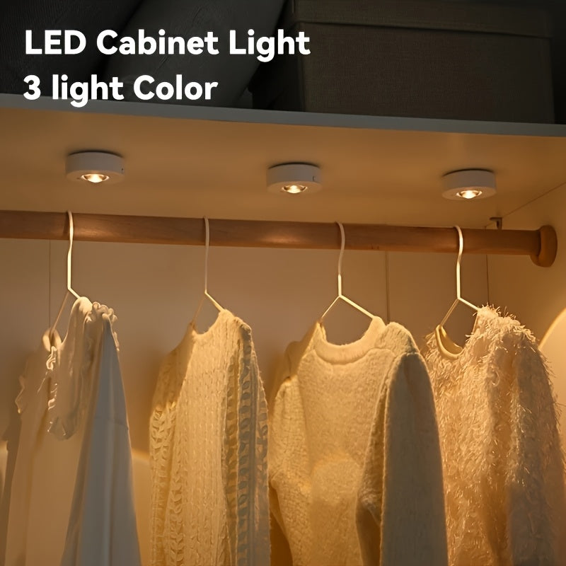 3个可充电RGB LED 橱柜灯带遥控器，亮度可调，USB可充电，USB接口、USB灯具灯饰，12种颜色模式，动态照明效果，定时功能，适用于橱柜、衣柜、家居装饰和办公室