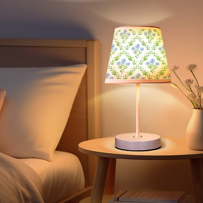 1PC set healing watercolor blue flower and soft green枝叶 intertwined pattern 3D stereoscopic light and shadow lamp, USB powered, home dormitory decorative ambiance light, creative gift for Valentine‘s Day, birthday, Christmas