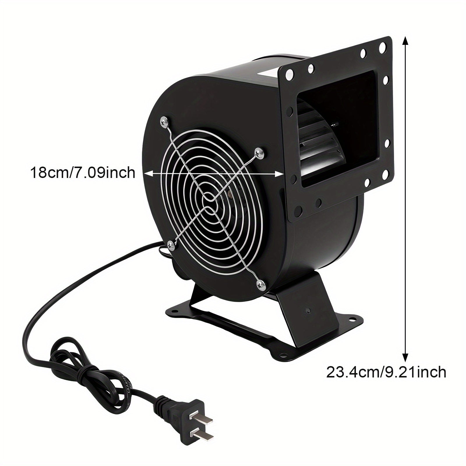 120W Pure Motor Blower Fan, High Efficiency Low Noise, Durable Long Lasting, for Industrial Ventilation and Heat Dissipation