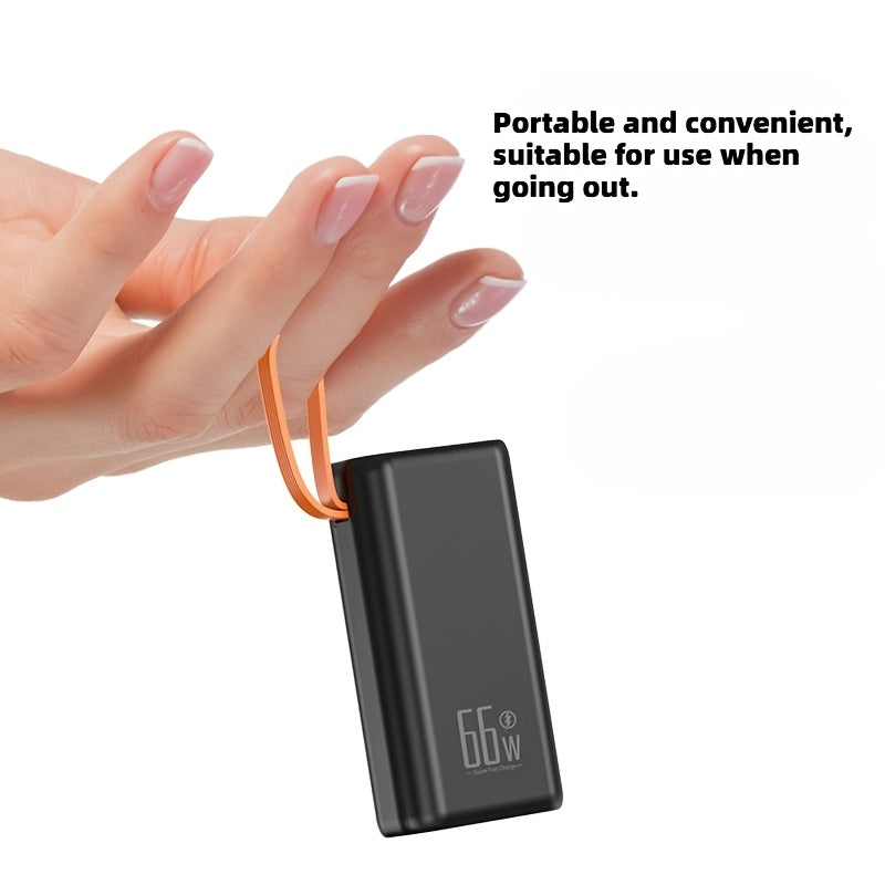 15800mAh Portable Power Bank, 66W Fast Charging Portable Charger, Dual USB Input and Three USB Output, Digital Display Screen, Suitable for iPhone 17/ 16/ 15/ 14/ 13/ 12 and More, Outdoor Emergency Backup, Travel Power Bank, Onthego Charging, Modern