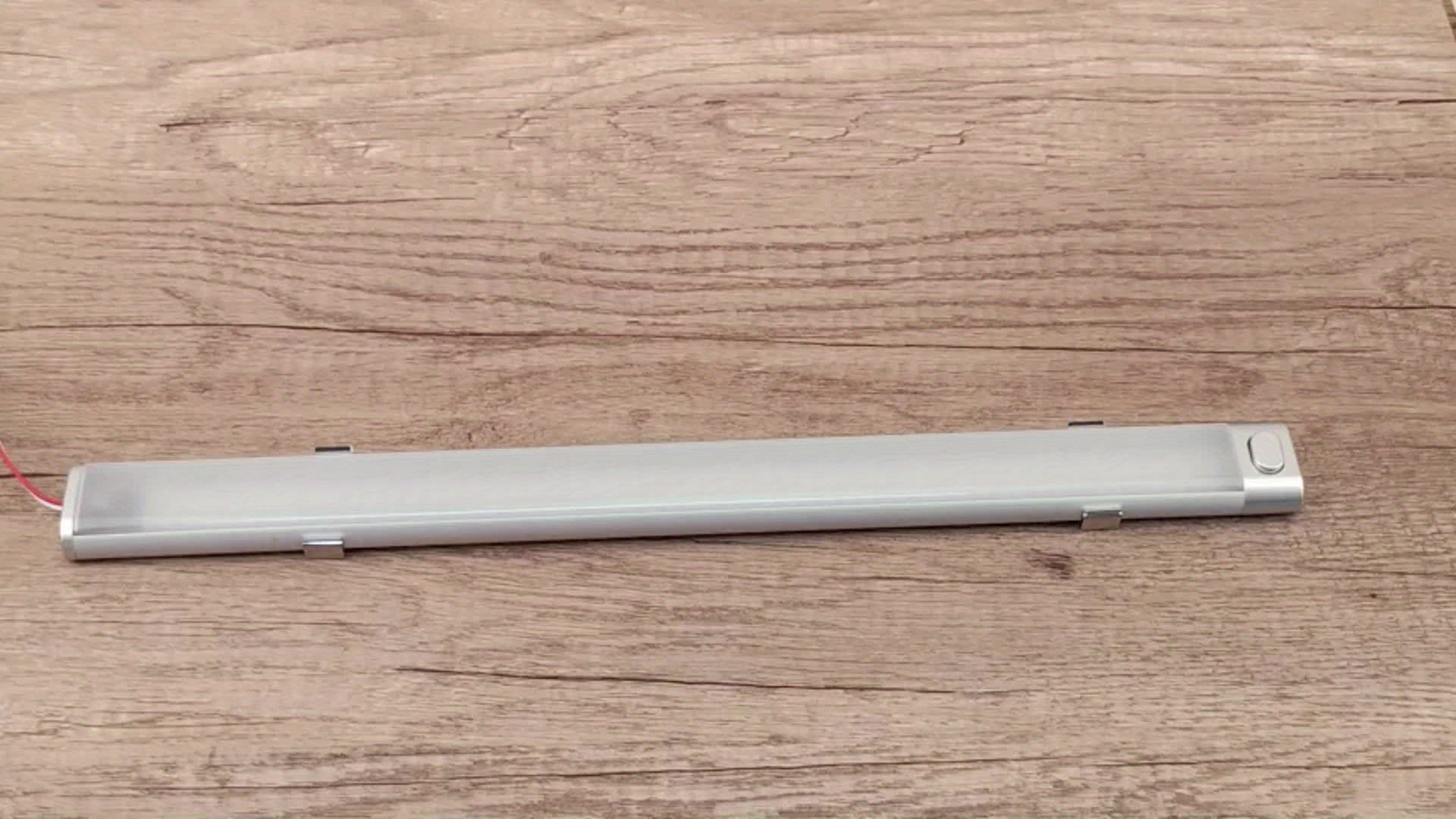 12v LED 内部灯条， 168LED 1700LM 10W， 直流 12 伏 LED 灯条带开/关开关， 用于封闭式货物拖车， 汽车房车货车卡车露营船大篷车房车