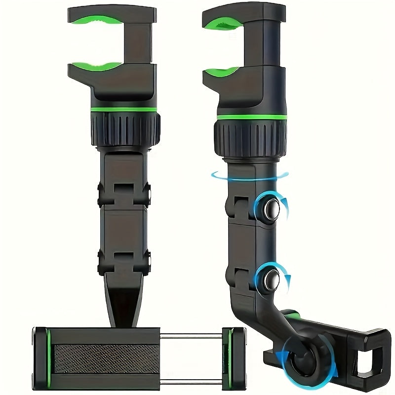 360° Rotating Adjustable Phone Holder – Car Mount & Guitar Stand, L-Shaped Design with Secure Grip, Durable Plastic Construction for Hands-Free Viewing & Music Playback, Car Accessory, Stylish Look, Sturdy Build