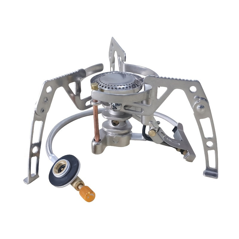 High-Performance Camping Alpine Stove - High-Strength Lightweight Design, Compact Foldable for Easy Portability, High Heat Output & Wind Resistance, Especially Suitable for High Altitudes - Universal Outdoor Stove for Picnic