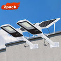 1/2/4 Pack Remote Control Solar Street Light, 6000mAh Waterproof IP65, 6500K Dimmable 345 LED Outdoor Solar Light Perfect for Garden, Patio, Garage, Courtyard, Walkway, Street, Easy and Simple Installation, Freely Combinable