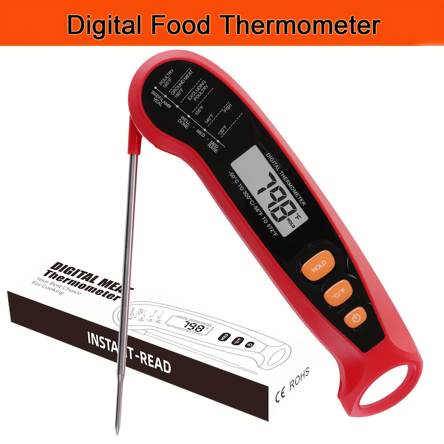 1PC Meat Thermometer for Grilling