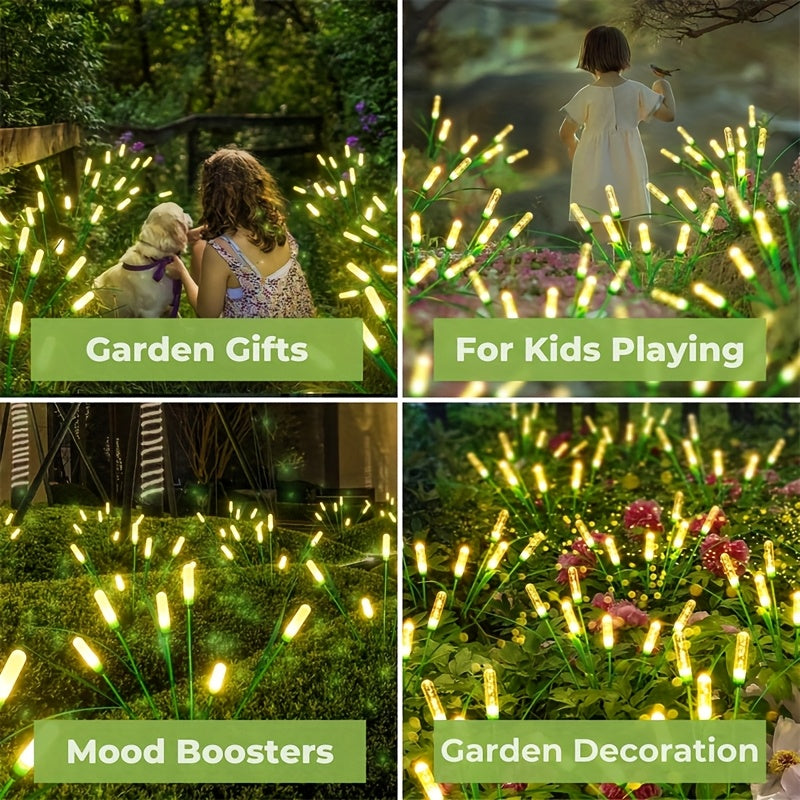 Solar Swaying Reed Light, for Garden Decoration, Outdoor Decorative Light, Suitable for Landscape Garden, Courtyard, Patio, Lawn, Halloween Christmas Holiday Party Decorative Lighting, Create a Warm Outdoor Atmosphere