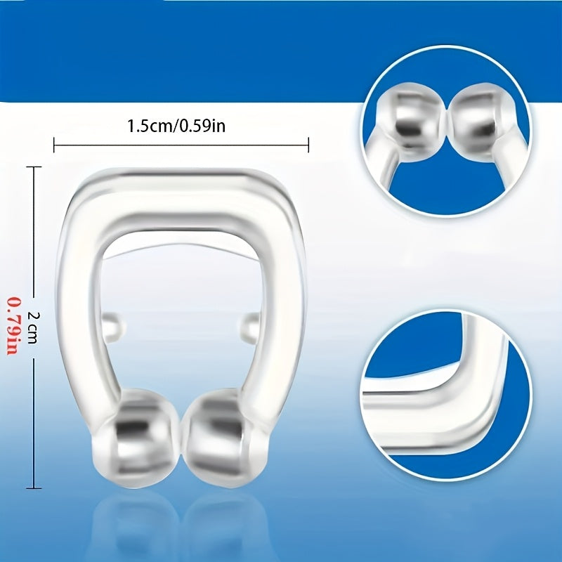 2pcs/4pcs 磁性防打鼾鼻夹