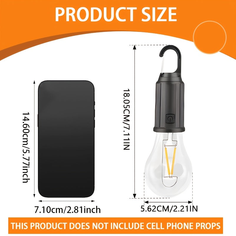 2 Pack Bright Solar Charging LED Commercial Lighting Light, Portable Hook Design Ambient Decorative Warm Light, Night Area Lighting Flashlight, 3 Lighting Modes, Perfect for Parties, Festival Events, Streets, Shopping Malls, Tents