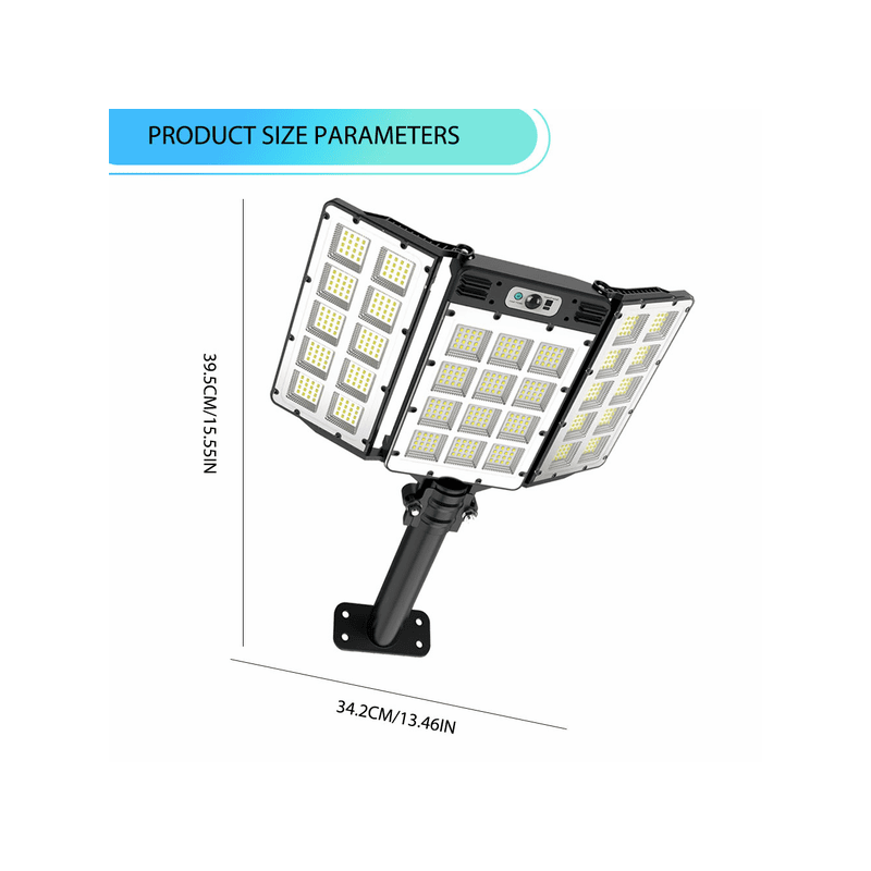800-LED high brightness outdoor solar street light, sensor waterproof solar light