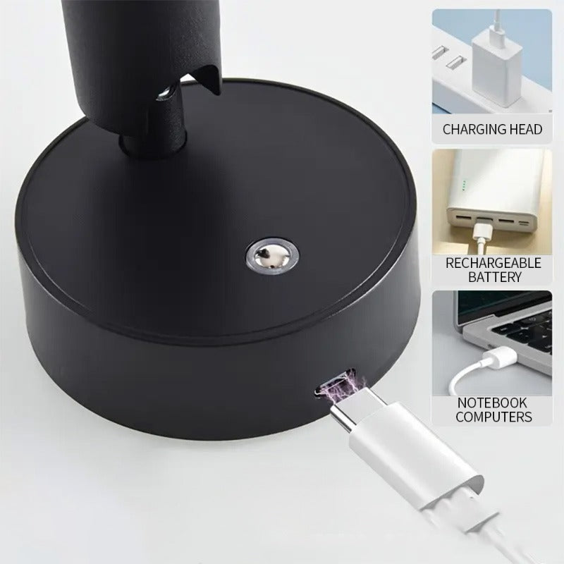 Indoor LED Spotlight, 2000mAh Rechargeable Battery Powered Plant Spotlight, Dimmable & Timable, 3 Color Temperature Mini Downlight, Accent Lighting for Artworks and Trees