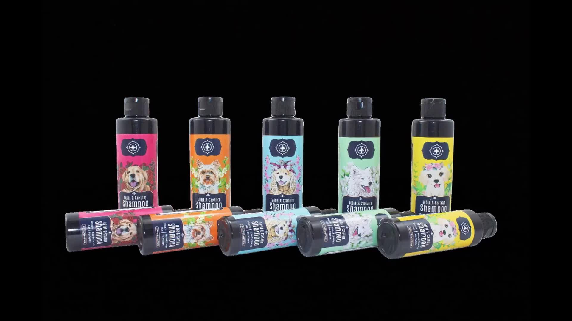 宠物沐浴露 100ml 200ml 宠物通用沐浴露 猫狗通用 宠物洗发水 温和洗净 舒缓护理 滋养毛发 长效保湿 持续留香 安全配方花香爱宠系列