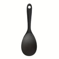 1PC Integrated Silicone Rice Spoon, Non-stick Heat Resistant Rice Cooker Spoon, Full Wrapped Kitchen Serving Spoon, Suitable for Rice, Salad and Mashed Potatoes