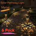 6/4/2-Piece Solar Hummingbird Metal Courtyard Garden Light Street Landscape Light Solar Powered Patio Walkway Path Light Waterproof Lawn Decoration Gift for Mom Grandma