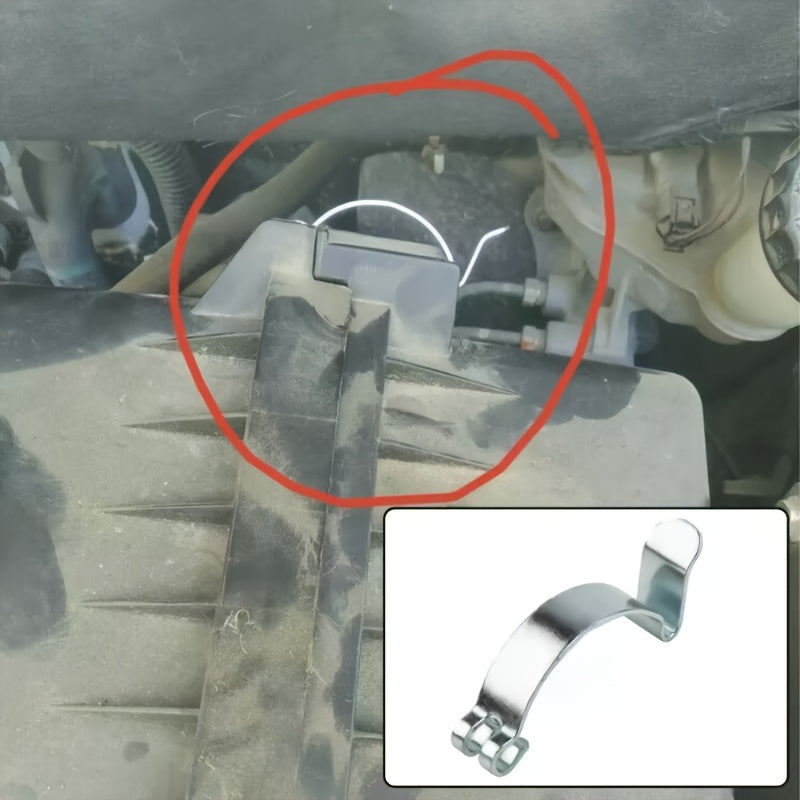 4 Pack Universal Air Filter Housing Clamp - Durable Metal Fastening Buckle, Secure External Box Connection for Other Vehicles