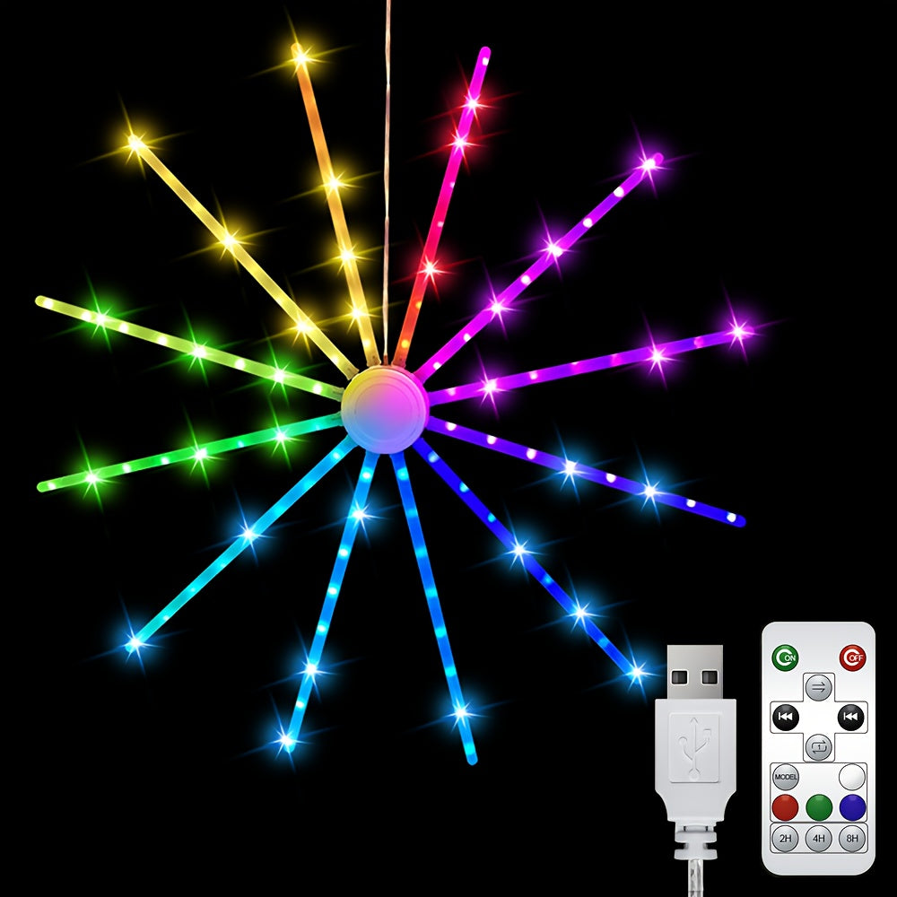 1 Set New USB Fan Light, Portable Foldable, Rotatable Colorful Windmill Christmas Light, for Living Room Bedroom Kitchen Balcony Indoor Decor, New Year Christmas Wedding Festival Ambient Decoration